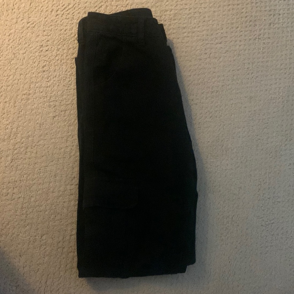 womens black cargo pants